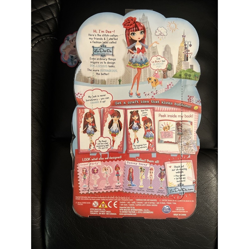 Dee La Dee Da Rowdy Shouty Chic City Girl Doll - NEW In Box - Picture 3 of 10